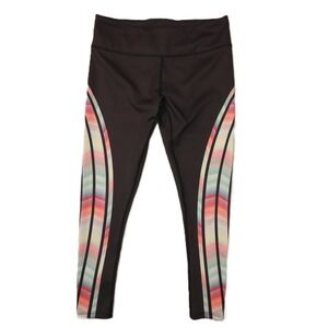 Free People Movement Sunrise Rainbow‎ Panel Ankle Leggings Women's Size Small